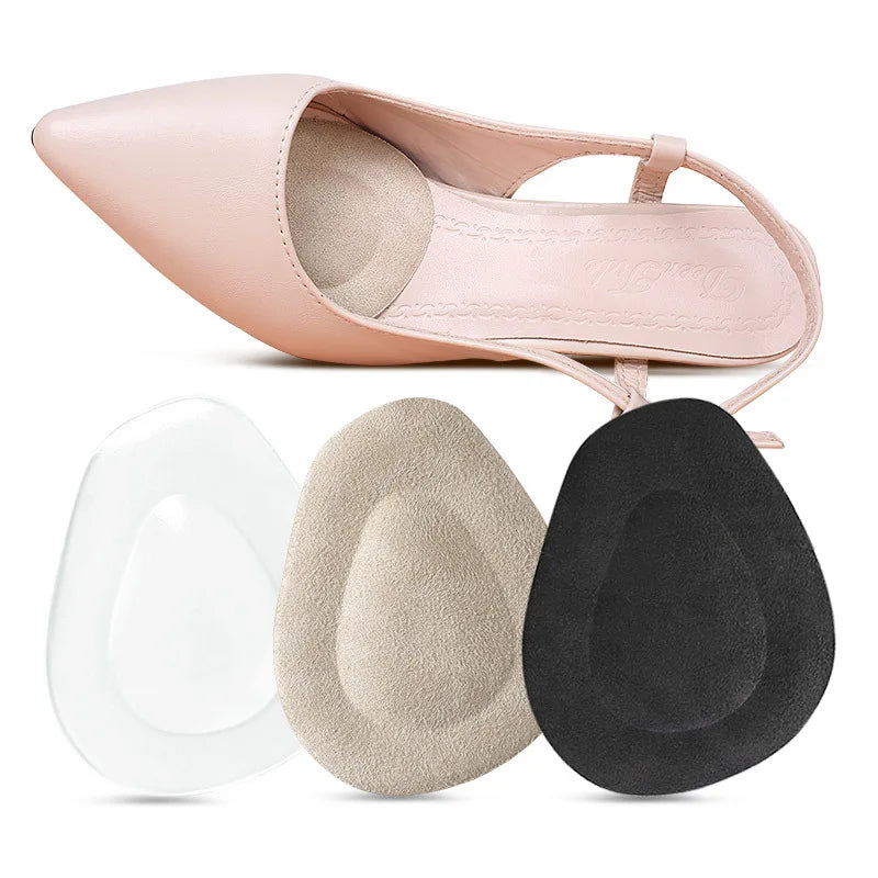 1pair Anti-slip Silicone Gel Inserts Plantar Fascitis Half Insoles Qme