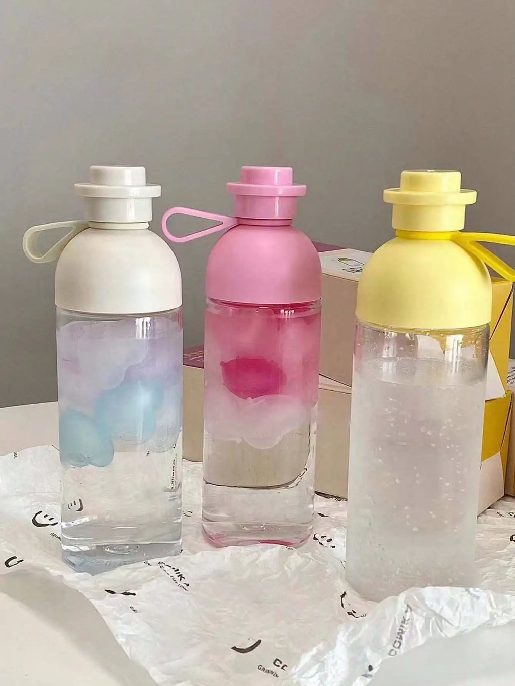 Portable Leak Proof Water Bottle Reusable Cup Outdoor Fitness Sports Qme