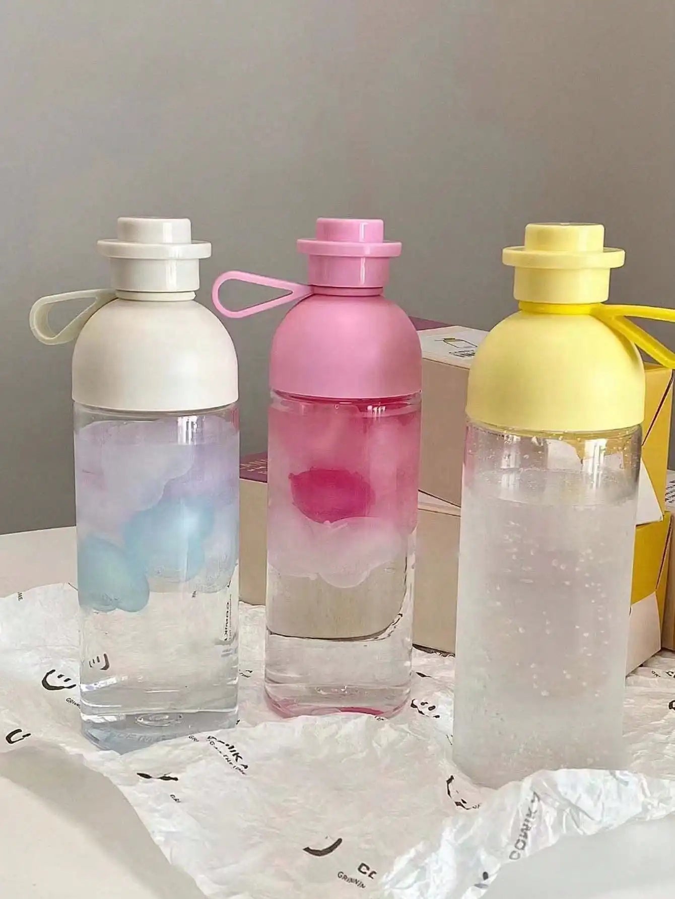Portable Leak Proof Water Bottle Reusable Cup Outdoor Fitness Sports Qme