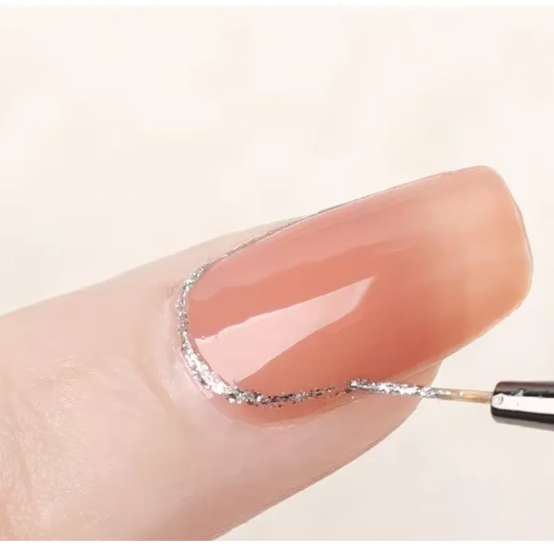Glitter Nail Glue Platinum Glue Radiant Nail Polish Glue Nail Crushed Diamond Set Color Shift Pigment Powder Qme