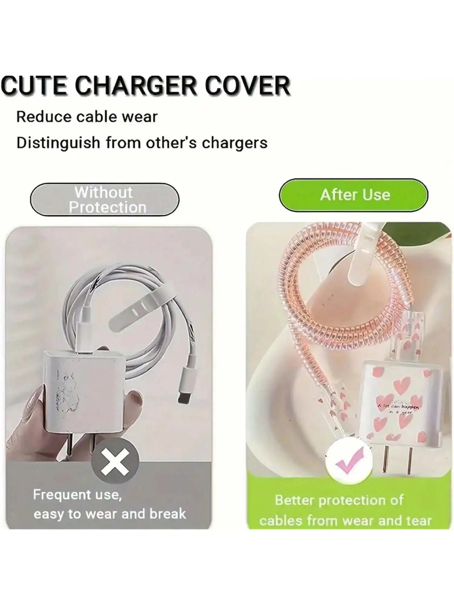 Cartoon Pattern 18w 20w Fast Charging Charger Protective Case Head Qme