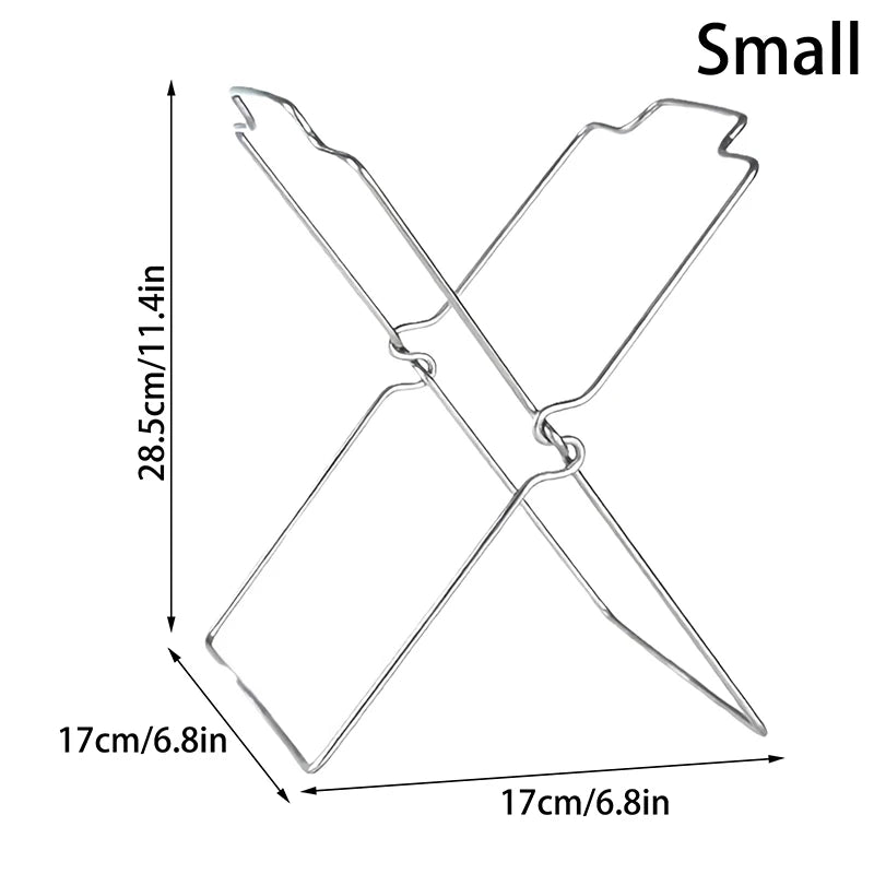 Multifunctional Outdoor Household Garbage Rack Foldable Kitchen Qme Small