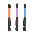 3-Piece Set of Electrician Specific Batch Head Eleven Character Screwdriver (65mm FPH1+FPH2+FPH3) Qme 3PCS