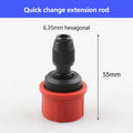Quick-release Drill Conversion Chuck Hex Bits Compatible Corded Qme 04