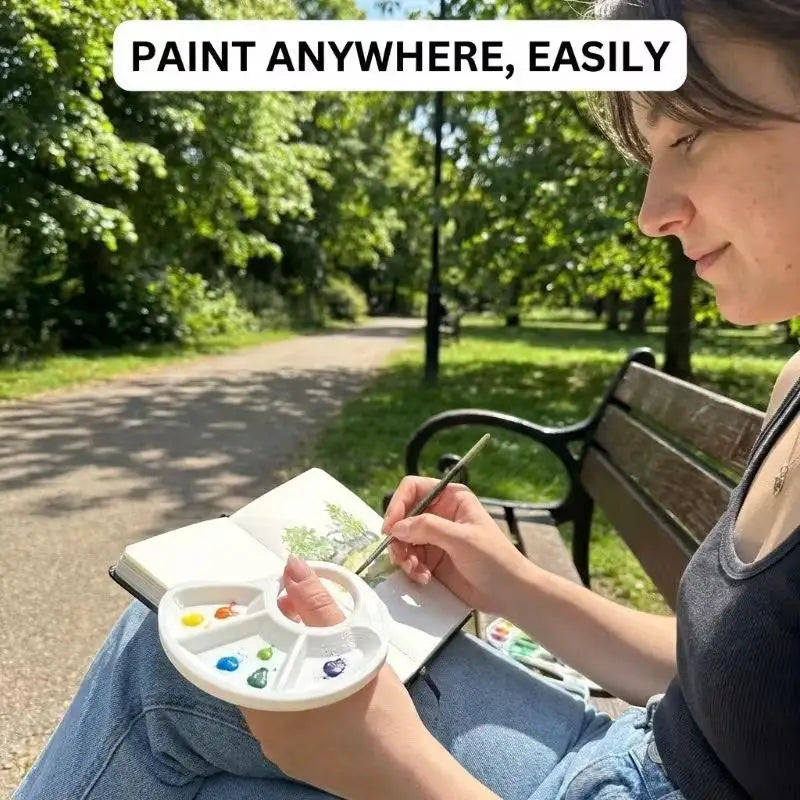 Thumb Palette 3D Printed Color-coded Portable Single-color Plastic Qme