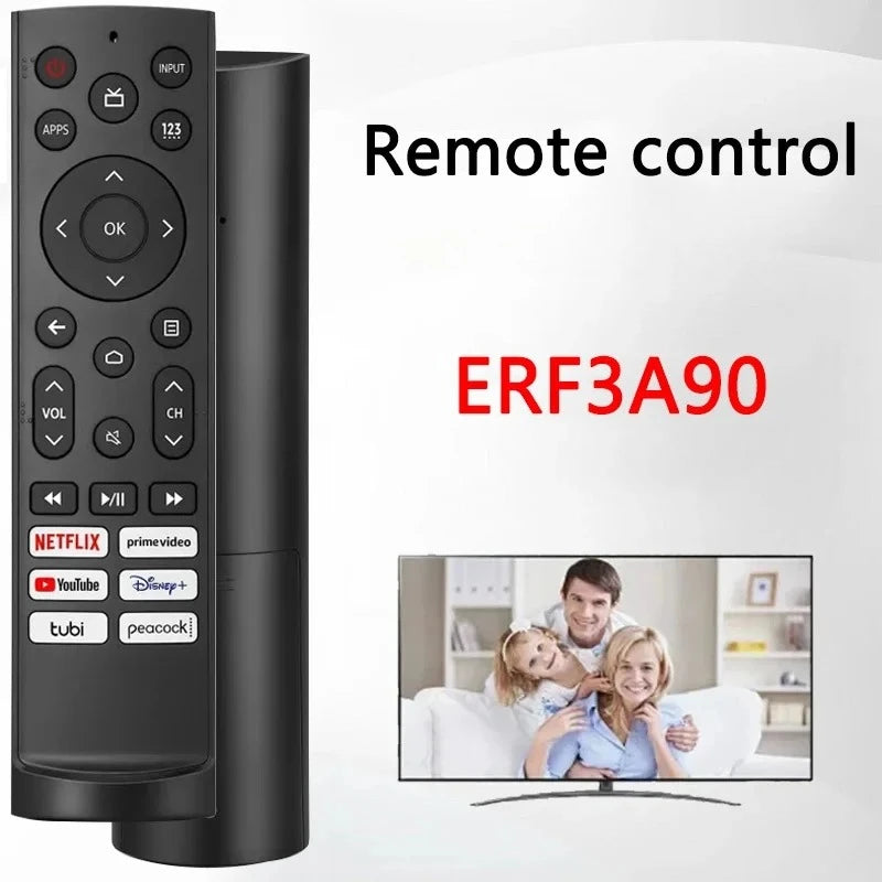 ERF3A90 Replacement Remote Control for Hisense Android TVs, UHD 4K ULED Smart TV Qme