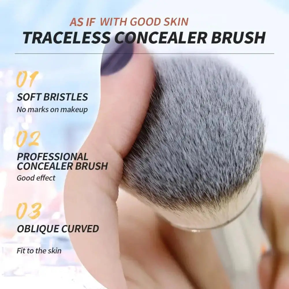 Concealer Brush Under Eye Mini Angled Nose Contour Concealing Qme