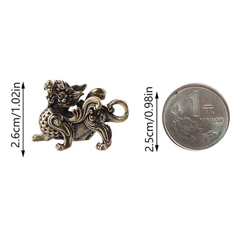 Luck Animal Decor Prosperity Yao Pi Good Ornament Qilin Dragon Qme
