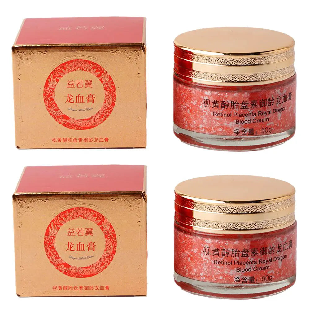 Retinol Placenta Royal Dragon Blood Cream Moisturizing Serum Firming Qme 2pcs