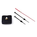 Quartz Repair Movement Clock Mechanism Parts Needles Hanging DIY Qme Black