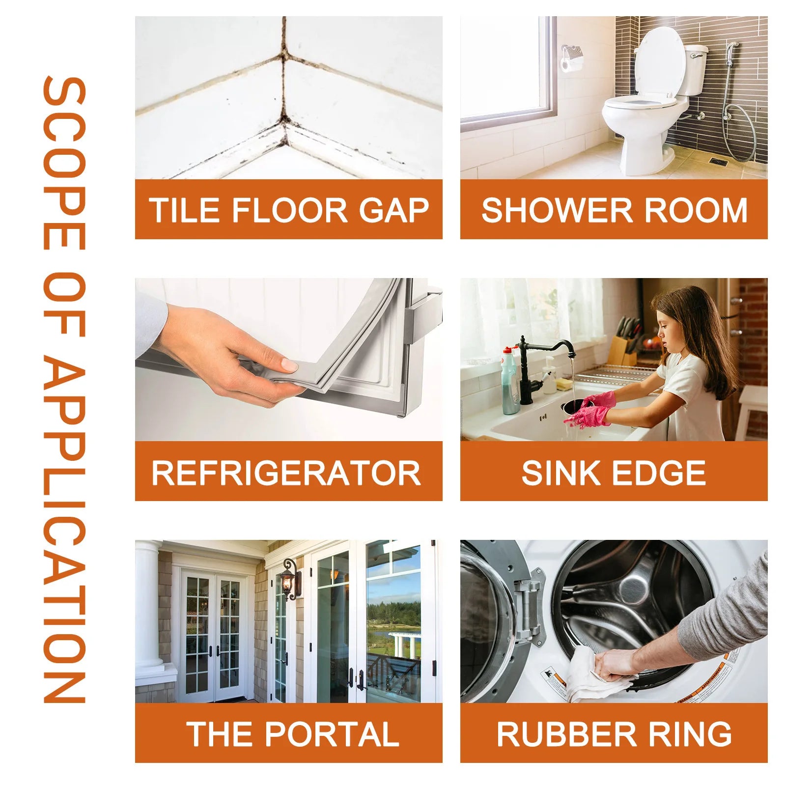 Mold Remover Gel Effective Mould Stain Cleaner Wall Mildew Remover Washing Machine Mold Cleaning Mold Mildew Scavenging Agent Qme