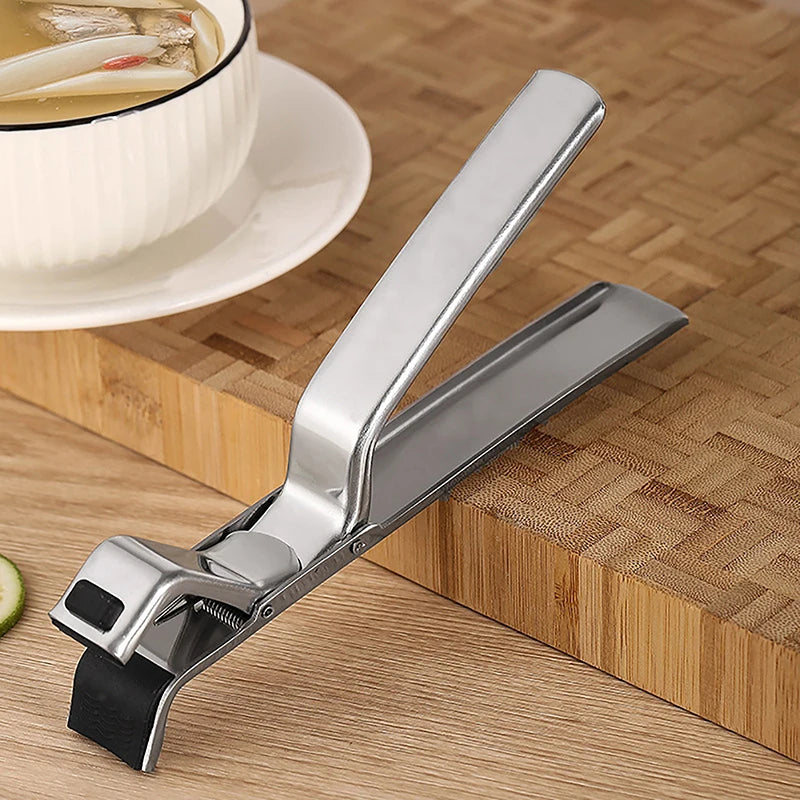 Anti-scalding Clip Bowl Holder Dish Clamp Pot Pan Gripper Plate Qme