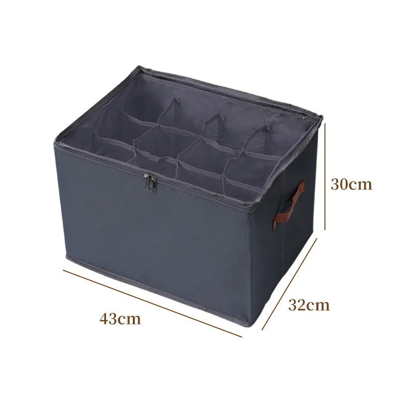 Lid Dustproof Storage Box Shoes Clothes Accessories Home Organization Qme Gray