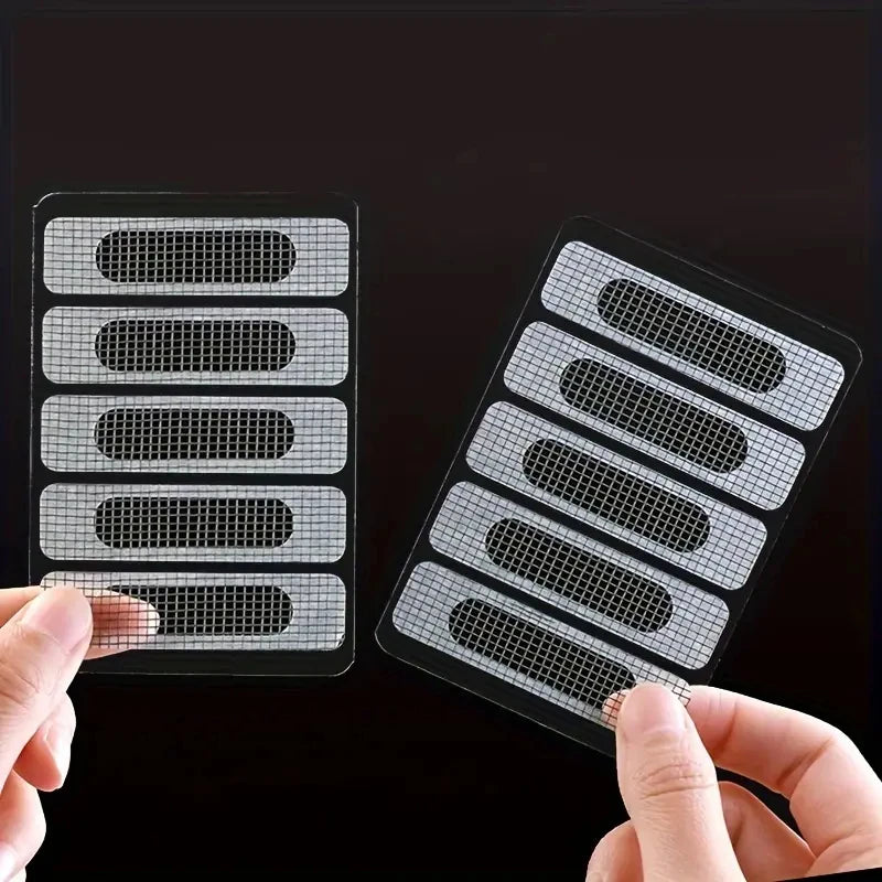 30 Strips/6 sheet Window And Door Screen Repair Patch, For Covering Window Door Tears Holes Screen Patch Repair Kit Qme