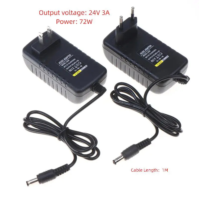 Efficient AC 240V DC 24V Power Transformer LED 1A 2A 3A Use Qme
