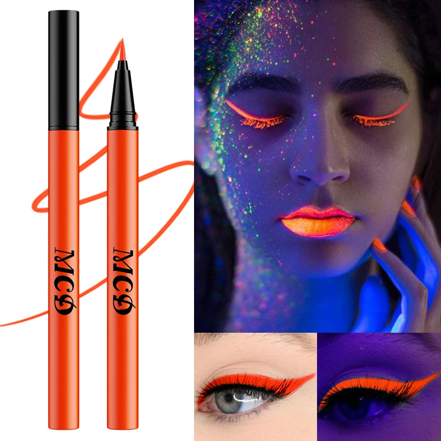 8 Colors Face Body Painting UV Light Neon Paint Art Makeup Blue Green Qme 02