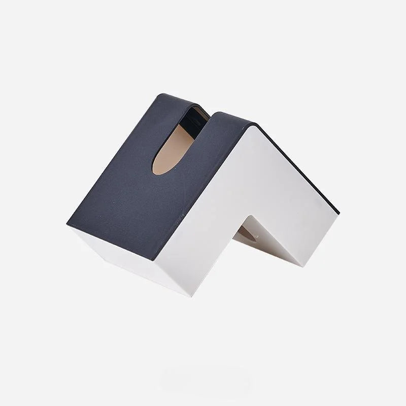 Creative L-shaped Drawn Tissue Box Living Room Simple Face Paper Qme BW