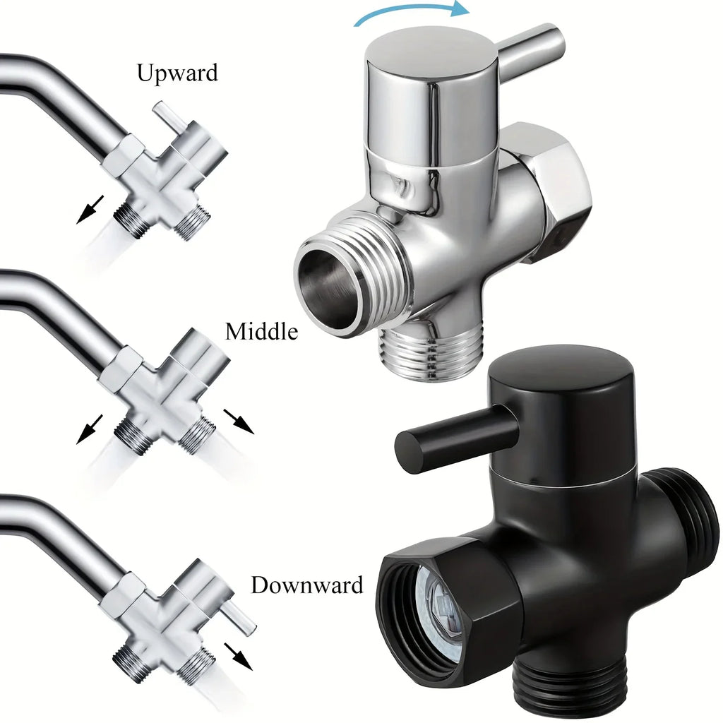 Bathroom Faucet Additions for a 3-Way G1/2 Shower Diverter Qme