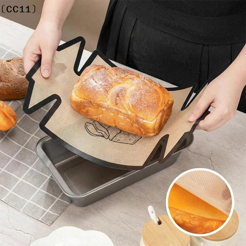 Reusable Silicone Bread Loaf Pan Liner Baking Mat Non-stick Dough Qme