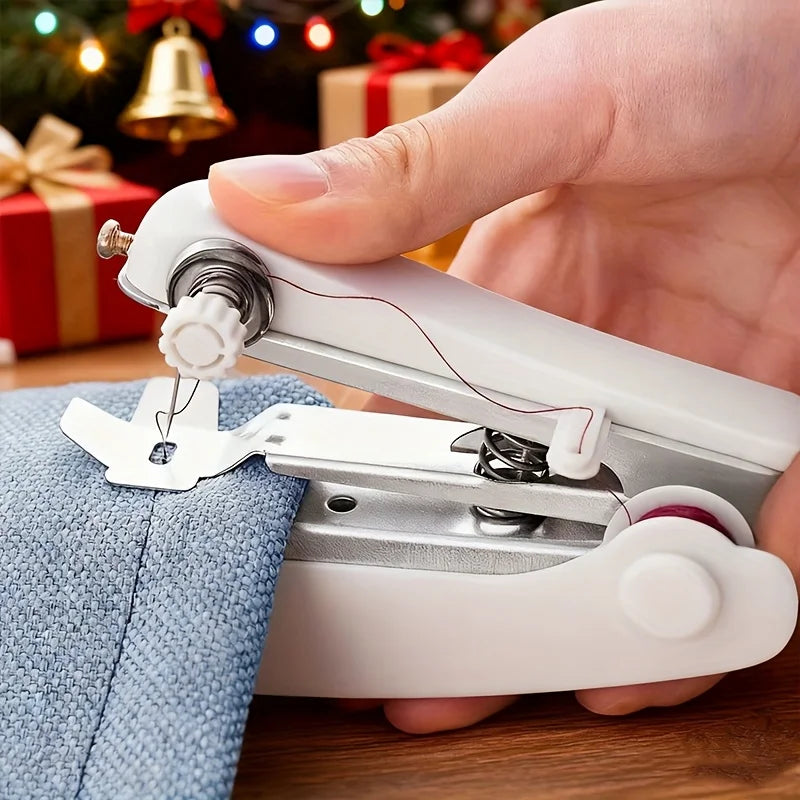 Portable Handheld Sewing Machine Set: Includes 1 Mini Sewing Machine, Which Is a Must-Have Equipment for Easy Emergency Repairs Qme 1pc