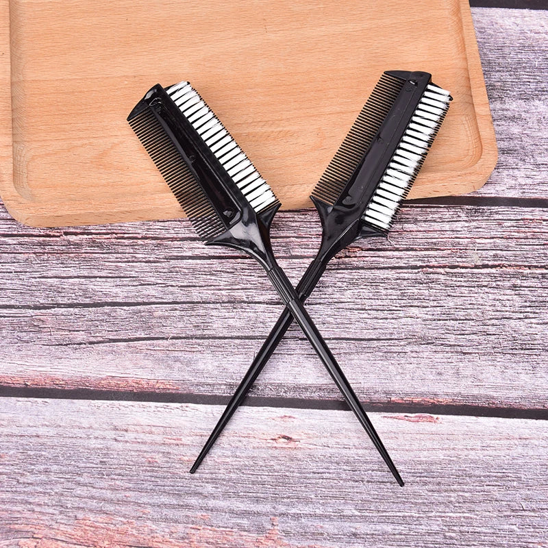 Professional Hairdressing Double Side Dye Comb Nylon Hair Drying Qme