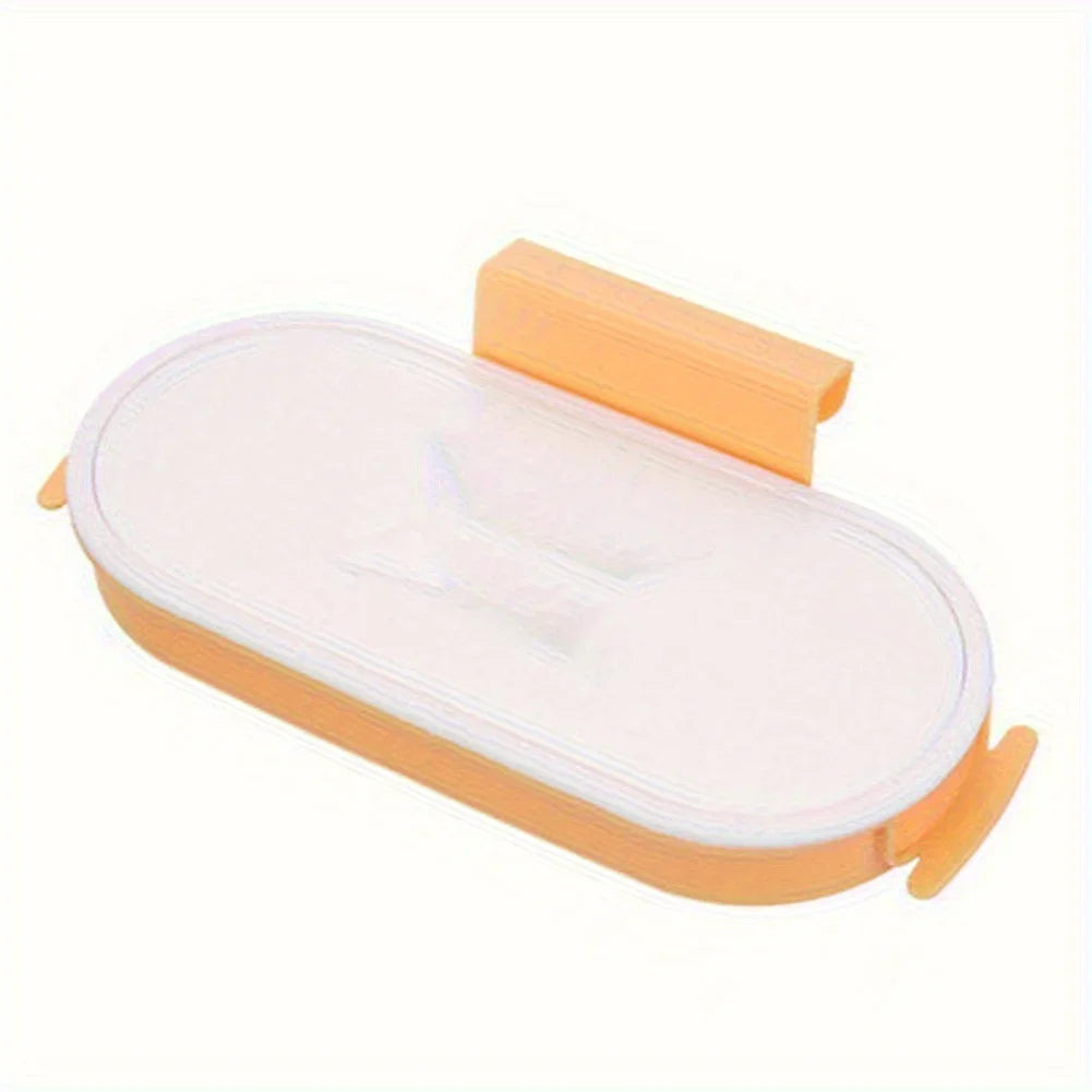 1pc Wall Mounted Trash Bag, Simple Household Hanger, Kitchen Cabinet Trash Bag Holder, Trash Storage Holder Qme