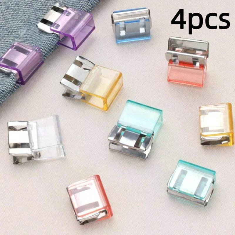 4PCS Multi Function Pants Clips Leg Straps Clips Holder Clothing Pin For Clothes Long Pants Legs Sleeves Qme