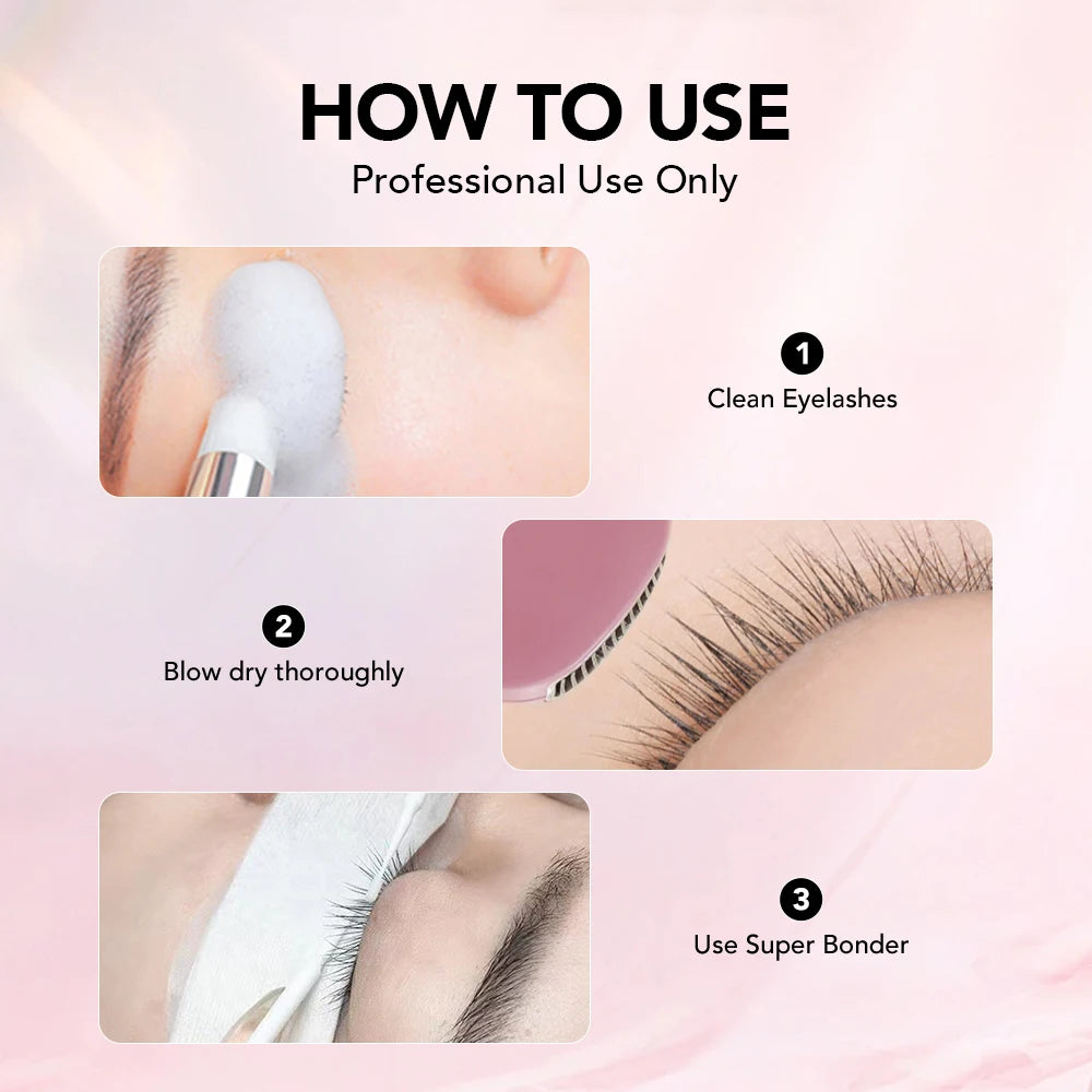 NATUHANA Bonder Eyelash Extensions Quick Drying Lash Adhesive Sealer Qme
