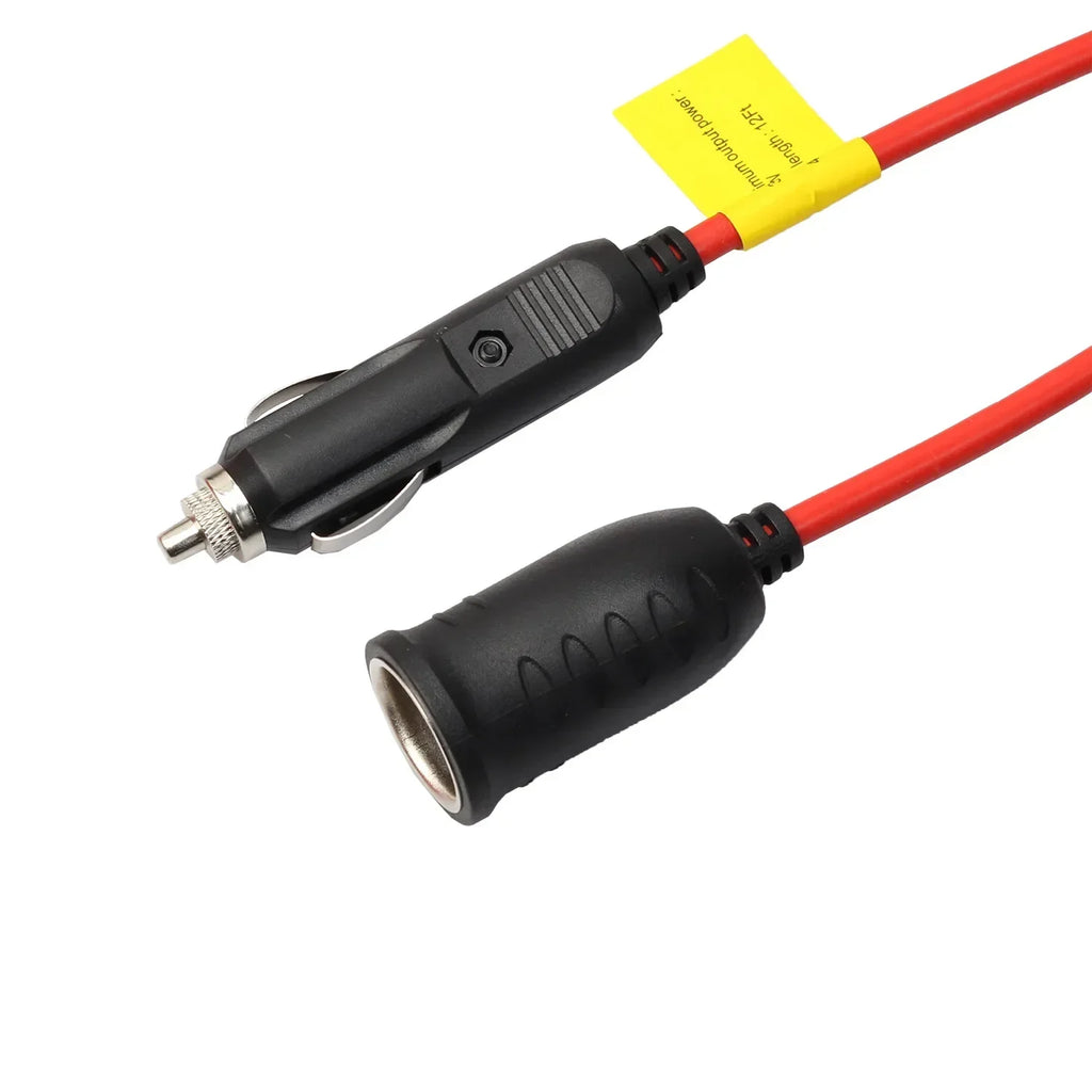 12V 24V 10A Car Cigarette Lighter Extension Cord 3.6M 1.5M Socket Styling Charger Cable Female Socket Plug Car Accessories Qme