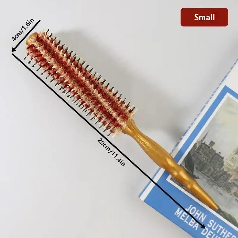 Detangling Comfortable Handle Salon Supplies Hair Styling Comb Round Qme Small