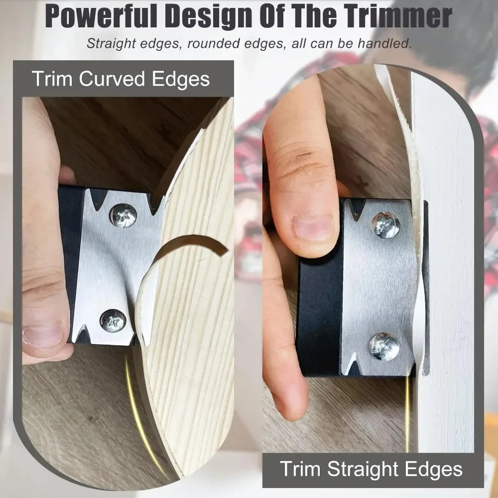 Trimmer Wood Chamfering Specialty Edge Banding Trimmer Wood Chamfering Fillet Scraper Board Deburring Tool Woodworking Tools Qme