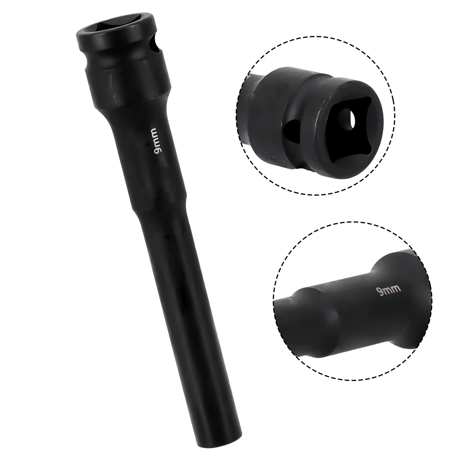 1/2 Drive Socket Wrench Hex Socket Head 8-24mm Adapter Spanner Converter Replacement Parts Tire Removal Tools Accessories Qme