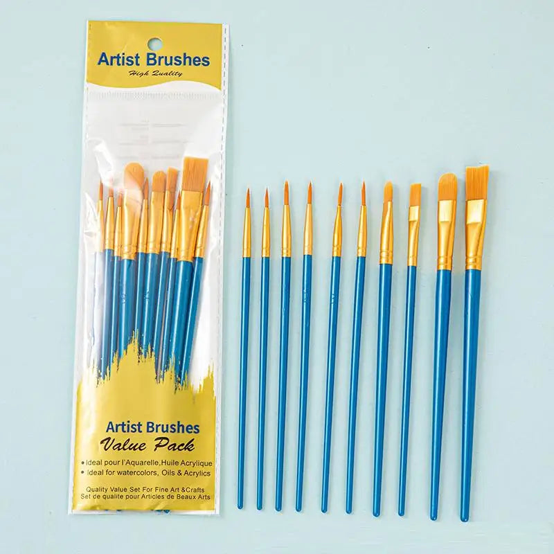 Multi-functional Watercolor Brush Plastic Rod Art Painting Gouache Qme A1