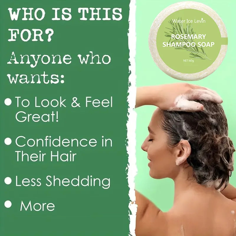 Rosemary Shampoo Hair Growth Soap Moisturizing Oil Control Non Irritating Increase Gloss Nourishing Hair Strengthening Shampoo Qme