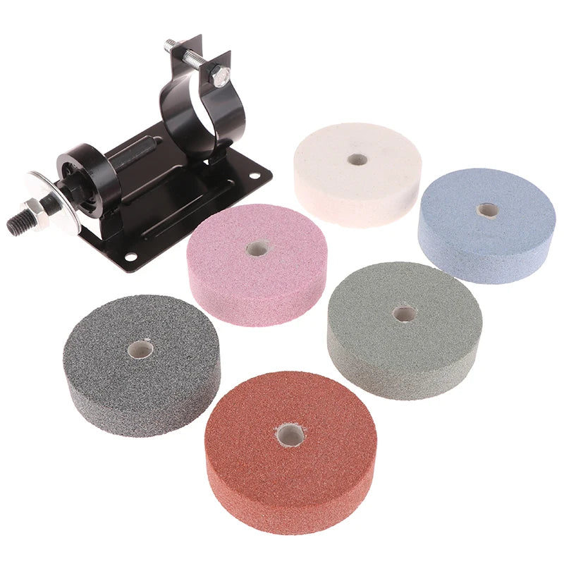 Metal Polish Grinder Machine Sander Conversion Head Grindstones Qme