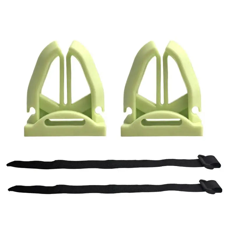 1 Portable Silicone Fishing Rod Holder Various Pole Fastener Binding Qme 2Pcs Light green