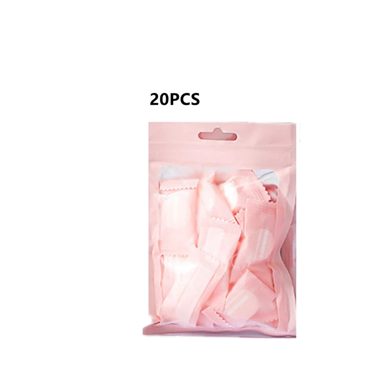 20/50PCS Mini Compressed Towel Disposable Capsules Towels Magic Face Care Tablet Outdoor Travel Cloth Wipes Paper Tissue Qme 20PCS