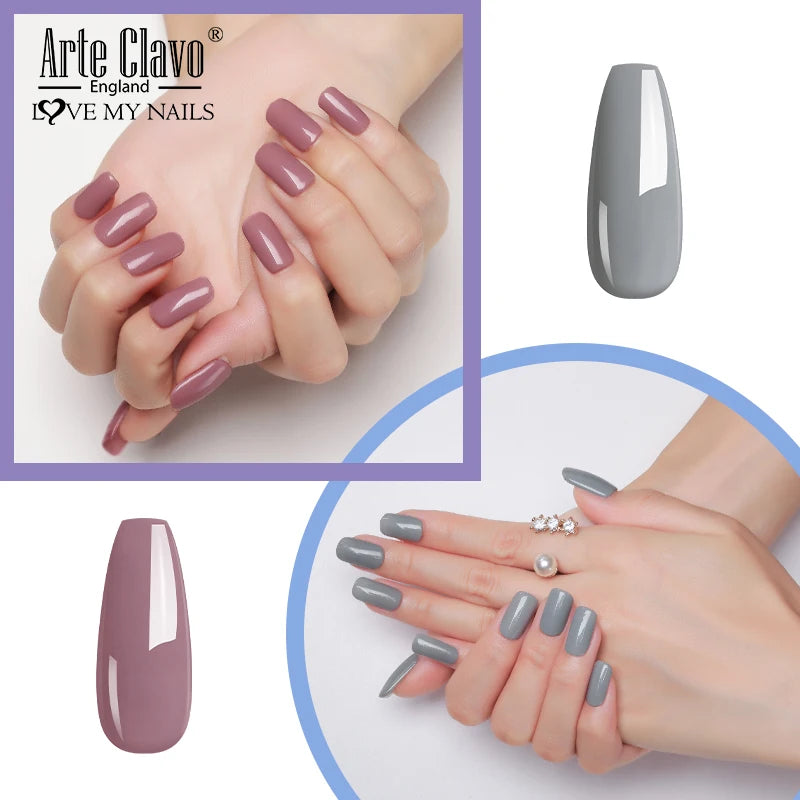 Arte Clavo Gel Polish Semi-permanent Summer Varnish Nails Lacquer Qme
