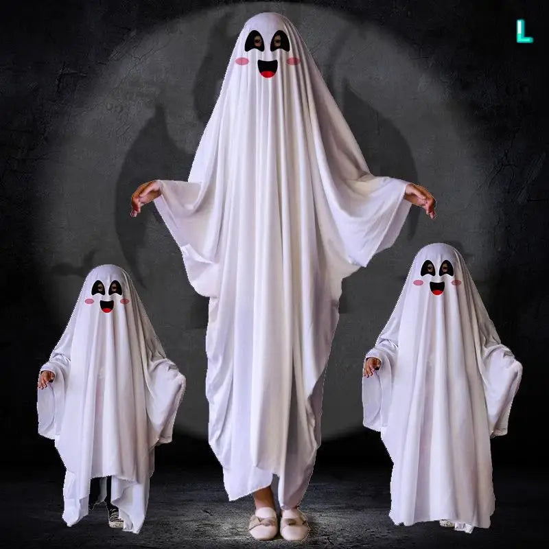 Halloween Costume Soft Breathable Fabric Easy Wear Cute Prints For Adults Kids Halloween Parties Qme L A