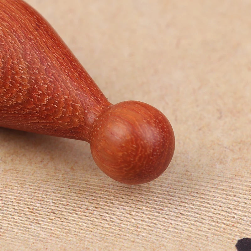 Handheld Lotus Seedpod Beauty Professional Brass Rosewood Facial Gua Qme