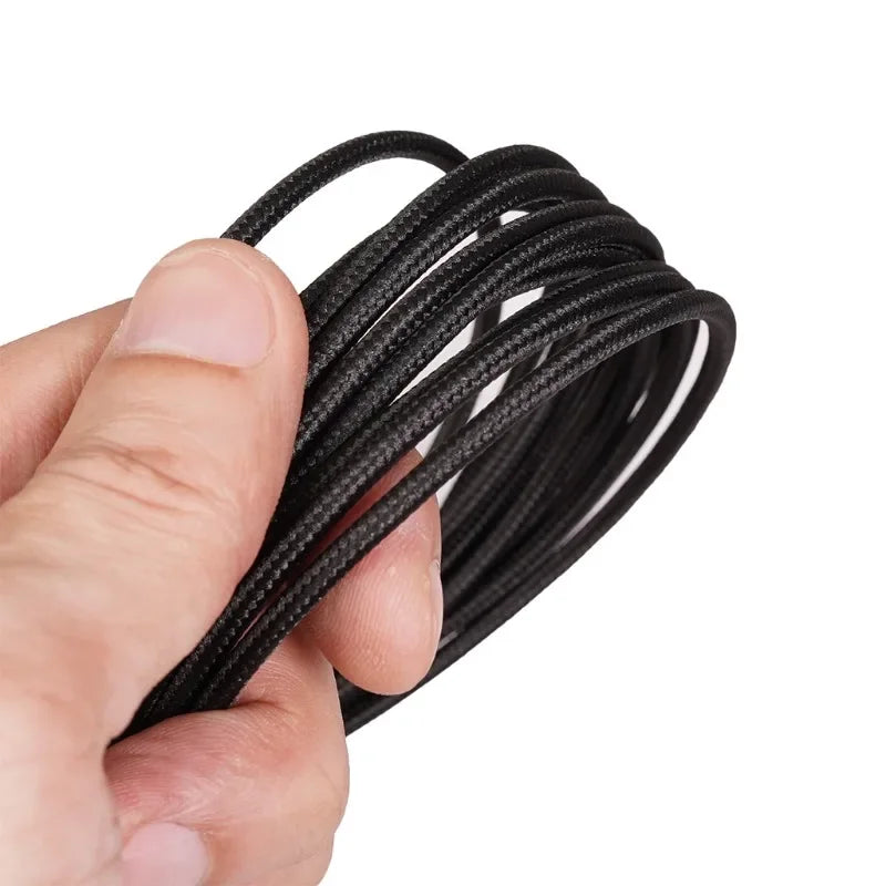 3.5mm Audio Cable Nylon Braided Male To Male Audio Extension Cable for Headphones Car Speaker Gold Plated Plug Auxiliary Cord Qme