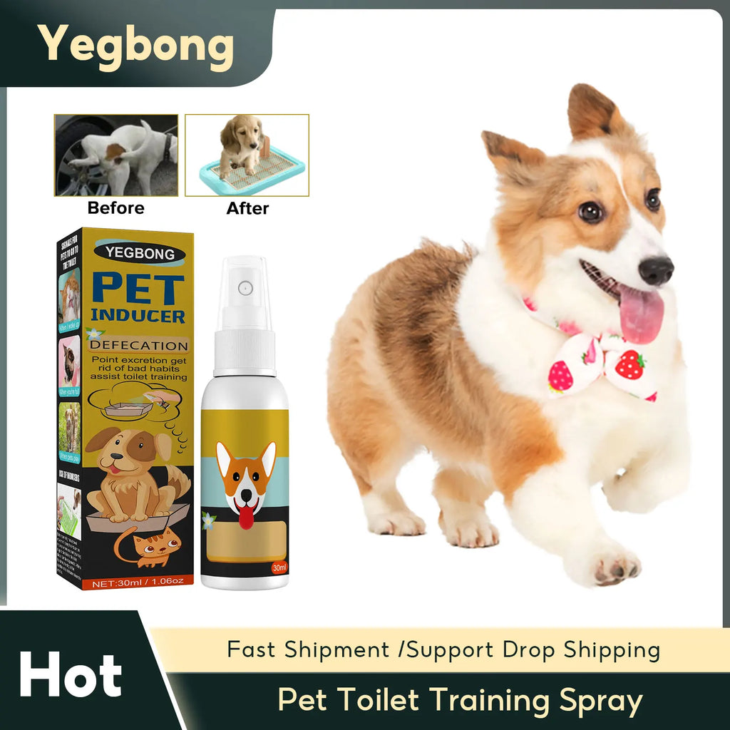 Pet Toilet Training Spray Puppy Positioning Defecation Cats Potty Training Indoor Outdoor Portable Location Dogs Spray Inducer Qme Default Title