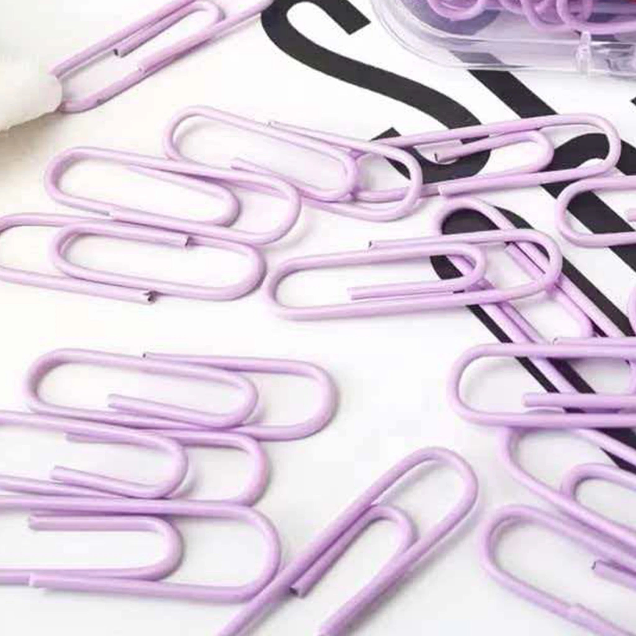 20 Macaron Colored Paper Clip Boxes Clips Qme