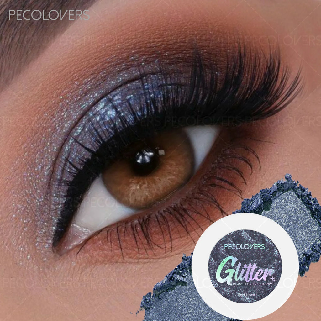 Cool Tone Chameleon Shimmer Eyeshadow Palette Pearly Lustre No Qme