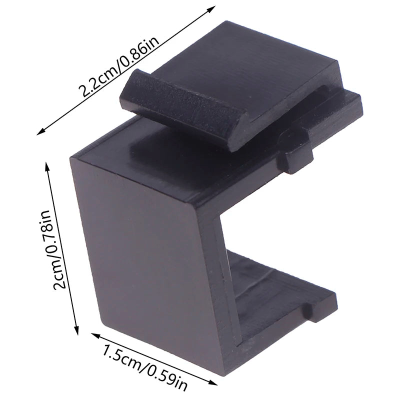 Wall Plate Patch Panel Zoerax RJ45 Keystone Jack Inserts Filling Blank Qme