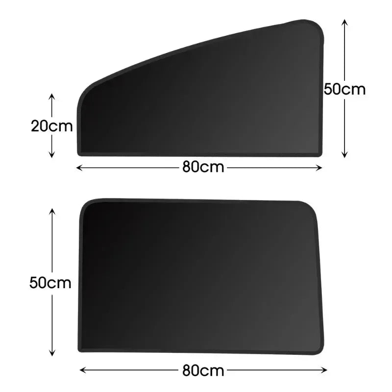 2025 Magnetic Car Sunshade Cover Summer UV Protection Side Rear Window Curtain Black Mesh Sun Shade Cover Auto Car Accessories Qme