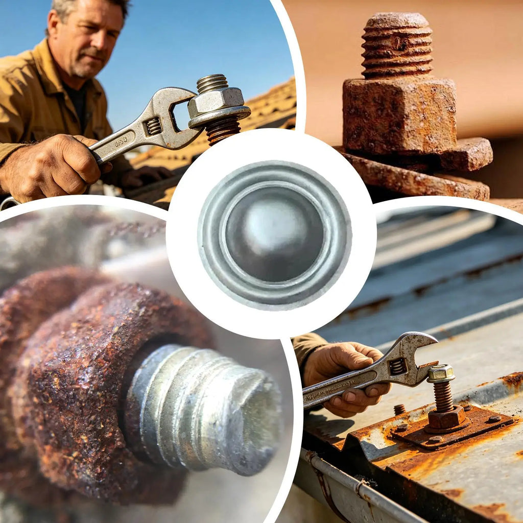 Roofing Screw Caps Heavy-duty Weather Protection Metal Roof Cover RV Qme