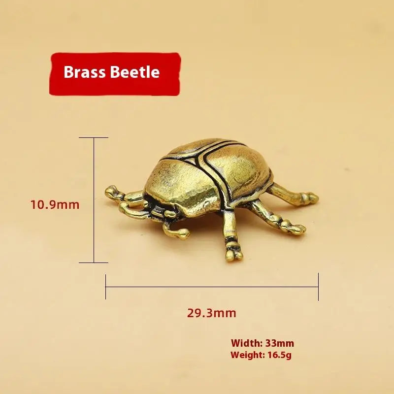 Funny Ant Scorpion Crafts Solid Brass Insect Beetles Figurines Qme A1