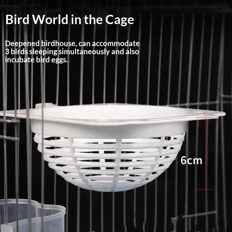 Birds Breeding Resting Hatching Tools Birdcage Accessories Plastic Qme