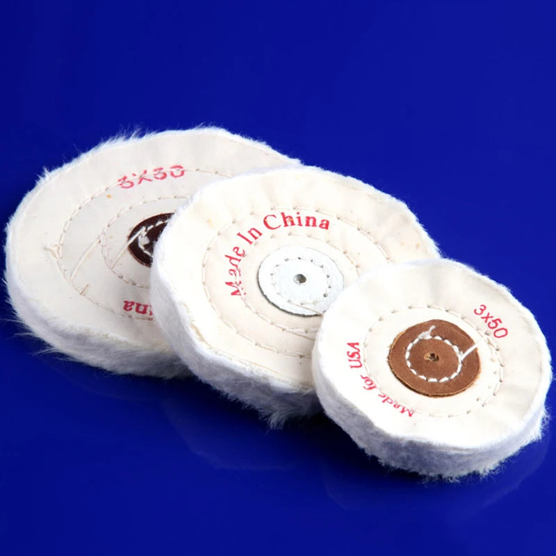 Buffing Polishing Wheel Cotton Lint Cloth Buffing Wheel Gold Silver Jewelry Mirror Polishing Wheel Flannelette Qme